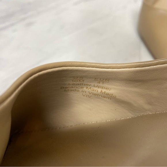 Sam Edelman Viv Pointed Toe Tan Leather Pump 10M - Picture 12 of 15